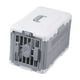 thumbnail image 3 of Transportín para mascotas plegable con ventilación lateral , suministros para mascotas, jaula portátil para perros, estuche de para gatos, Gris blanco, 3 of 9