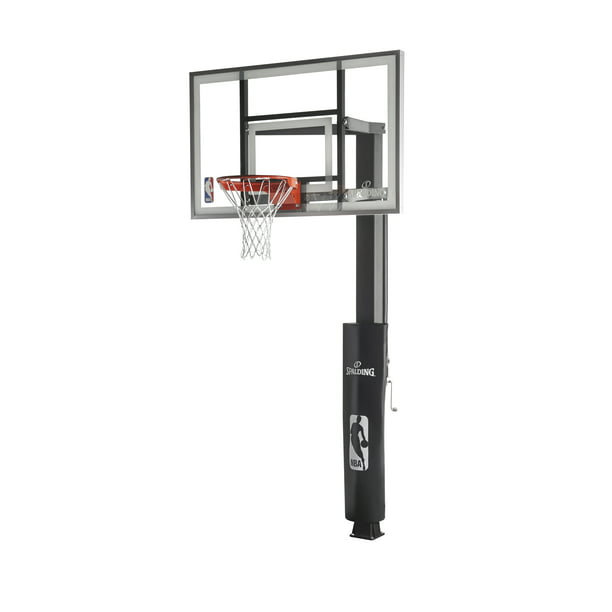 Spalding 60 Glass In Ground Basketball, In Ground Basketball Hoop Cost