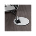thumbnail image 5 of Hybrid 72W x 24D Computer Table Desk in Storm Gray - Engineered Wood, 5 of 7