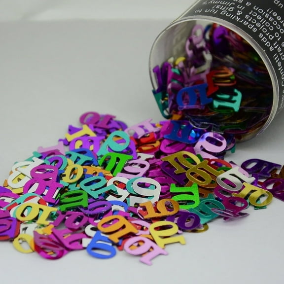 Confetti Number 10 Multicolor - Pouch (1/2 oz) - #7108