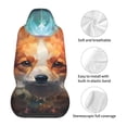 thumbnail image 5 of Pofeuu Cartoon Pattern Corgi Print Automotive Car Seat Covers Flat Cloth Full Set Seat Covers,Car Seat Covers front seats for Cars Trucks and SUVs(Two packs), 5 of 7