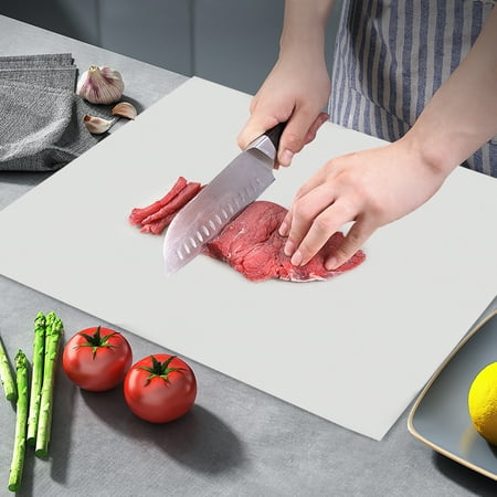 

Peakora Premium 304 Stainless Steel Cutting Board Easy to Clean Anti-Corrosion Non-Stick Space-Saving and Ideal for Pasta and Chopping