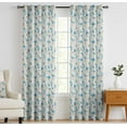thumbnail image 2 of Vargottam 84 Inch Rod Pocket/Back Tab Cotton Curtains for Windows and Doors - Light Filtering Cotton - Light Filtering Drapes For Doors - Set of 2 Panels, 52"x84" - Balloons Print (White), 2 of 8