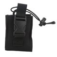 thumbnail image 2 of Soporte de la bolsa de radio de walkie - talkie nylon bolsa de walkie - talkie bolsa de deportes al aire libre bolsa negra, 2 of 10