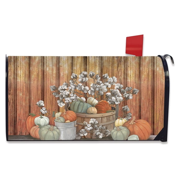 Briarwood Lane Pumpkins and Willows Autumn Mailbox Cover