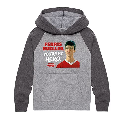 - Ferris Bueller's Day Off - Movie Quotes - Toddler And Youth Pullover Hooded Fleece Sweatshirt - Size X-Large