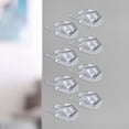 thumbnail image 4 of 8Pcs Adhesive Hat Racks Free-punch Casual Hat Storage Hook Simple (White), 4 of 8