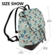 thumbnail image 2 of Balery Colorful Pugs Mochila de Cuero para Mujeres, Gran Capacidad, Bolsa de Viaje Multifuncional, Mochila de Cuero y Bolsa de Hombro para Mujeres, 2 of 4