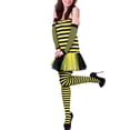 thumbnail image 3 of Bee Costume Kit for Girls Women Halloween Party Dress Up-Antenna Headband+Arm Warmers+High Socks+Tutu Skirt, 3 of 7
