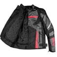 thumbnail image 2 of AirTrek Men Mesh Motorcycle Touring Waterproof Rain Armor Biker Jacket Grey XL, 2 of 6