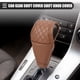 thumbnail image 2 of Funda universal para palanca de cambios de coche, funda para palanca de cambios, funda para palanca de cambios, funda para palanca de cambios automática, moderna, piel sintética, marrón, 2 of 7