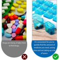 thumbnail image 5 of Pill Box 31 Days Portable Pill Box Pill Dispenser Box Pill Box Medicine Dispenser Pill Box Monthly Medication Dispenser with Lid, 5 of 5