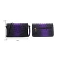 thumbnail image 4 of MKF Collection Vanta Women's Crossbody Bag Croco Vegan Leather Shoulder Bag Handbag Purse by Mia K - Gold, 4 of 7