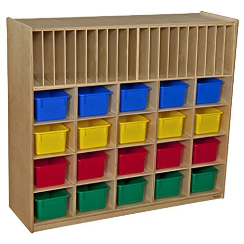 Wood Designs 990326AT Multi-Storage with 20 Assorted Trays