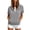 Grey, variant on Gsakboxl Sweatshirt Women Summer Slim Fit Light Short Sleeve Hooded Sweatshirt Breathable Casual Fashion Daily Hoodie Tops