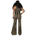 thumbnail image 2 of Gold Fever Women's 70s Disco Costume XS size 4-6, 2 of 3