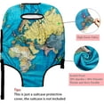 thumbnail image 2 of Luggage Cover Approved Travel Suitcase Protector World Map Elastic Washable Baggage Covers for 29-32 inch Luggage (XL), 2 of 6