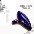 thumbnail image 3 of Methold Ocarina Classical Blue 12 Holes Ocarina Alto C Instrumento de música Esmalte brillante Cerámica Instrumento de viento de Cables de audio/vídeo, 3 of 6