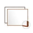thumbnail image 2 of Ghent Impression IMM34WCH Modern Markerboard Premium Cherry Wood Frame Porcelain Whiteboard Included 4 Marker & Eraser, 2 of 5