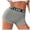 Z23-Grey, variant on Women’s Boyshort Briefs, Mid Waist Butt Lifting Seamless Underwear with Letter Waistband Stretchy Breathable Comfortable Panties