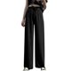 thumbnail image 1 of BlackXLMujeres Ice Silks Pantalones de pierna ancha Sueltos Cintura elástica Casual Verano Pantalones largos, 1 of 5