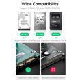 thumbnail image 5 of Graflsoa USB 3.1 Type-C 2.5" SATA HDD/SSD Enclosure - Tool-Free Installation, ABS Shell, Compact & Lightweight Design (Includes Cable & Adapter), 5 of 5