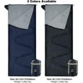 thumbnail image 3 of REDCAMP Ultra Light Weight Sleeping Bags for Adults, Zippered Compact Summer Sleeping Bags with Compression Sack for Backpacking Camping Hiking Travel, Navy Blue, 3 of 6