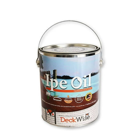 DeckWise Ipe Oil Hardwood Deck Finish - 1 Gallon (Best Timber Decking Oil)