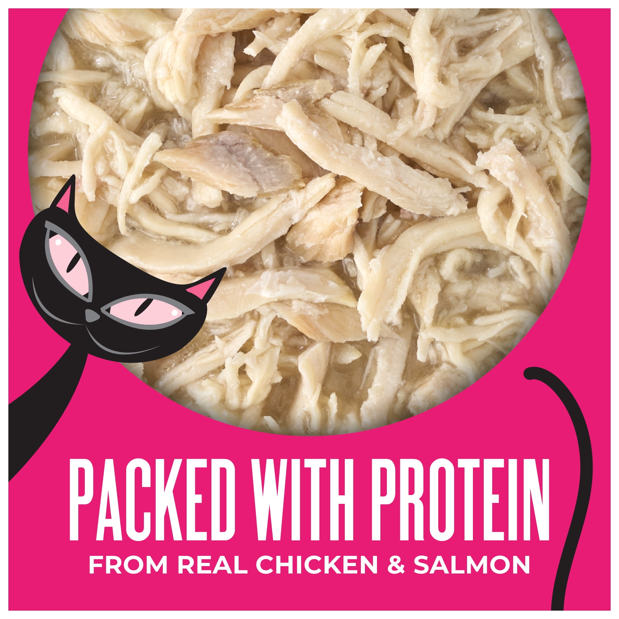 Tiki Cat Born Carnivore Wet Cat Food, Chicken Breast & Salmon Recipe in Broth, 2.4 oz. Can