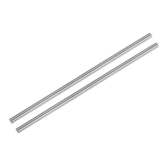 Unique Bargains 2pcs Linear Motion Rods 8mm x 380mm (0.31 x 14.96 Inches) Case Hardened Chrome Plated Round Guide for 3D Printer