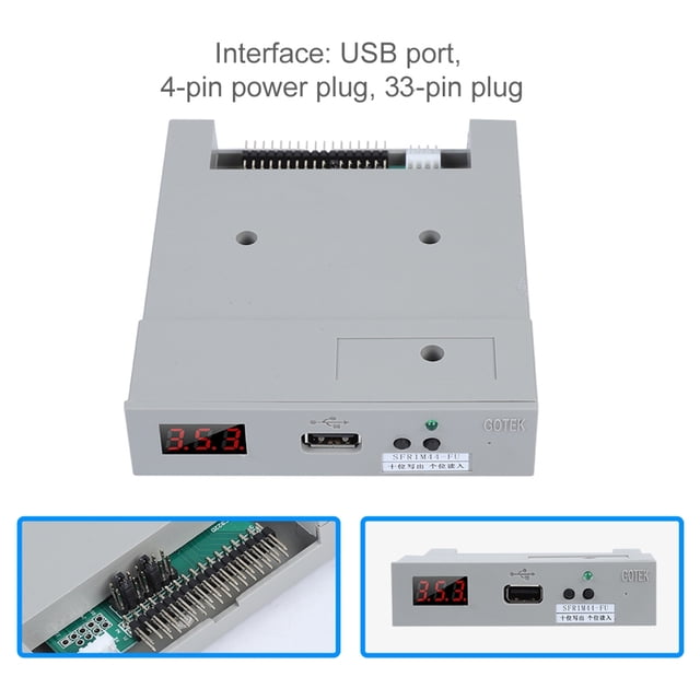 Emulador de Unidad de DiChete SFR1M44-FU 3.5in 1.44Mb USB PARA