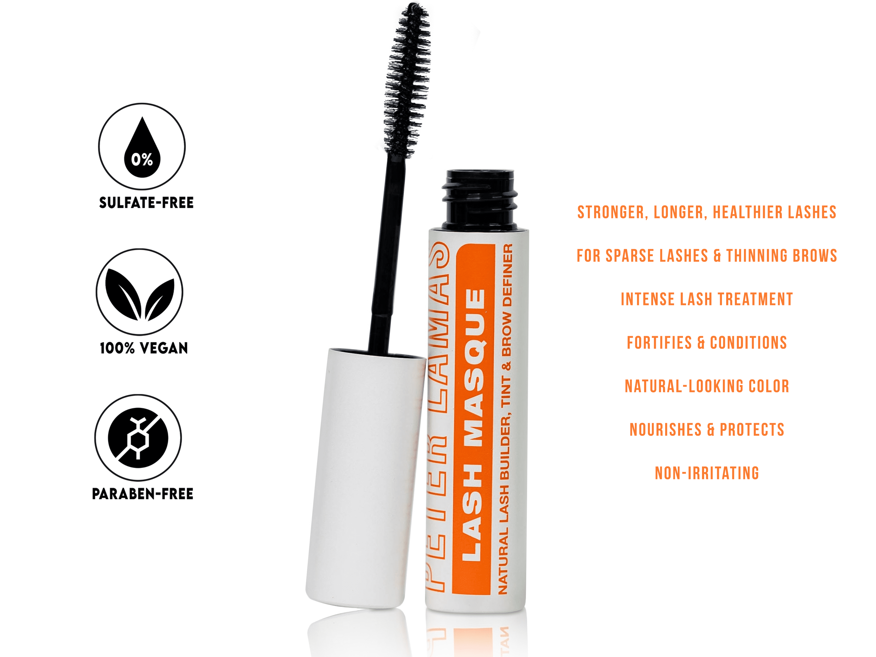 Peter Lamas Lash Masque Natural Lash Builder, Tint & Conditioner, 0.18 OZ