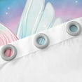 thumbnail image 3 of Rainbow Unicorn Curtains Unicorn 30%-50% Blackout Curtains Galaxy Stars Fantasy Decor Bedroom Curtains Kawaii Unicorn Window Curtains Blue Purple Gradient Curtains,2 Panels (52Wx84L), 3 of 5