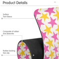 thumbnail image 4 of Yayeee Faucet Mat for Kitchen Sink 14.7" Diatomite Long Splash Guard Pad, Yellow Pink Stars, 4 of 7
