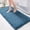 Blue, variant on Bathroom Rugs Non Slip Washable, Ultra Thick Soft Microfiber Absorbent Bath Mats, High Density Foam Latex Non Slip Backing Bath Rugs, Fluffy Floor Carpet for Tub&Shower 24x17, Blue