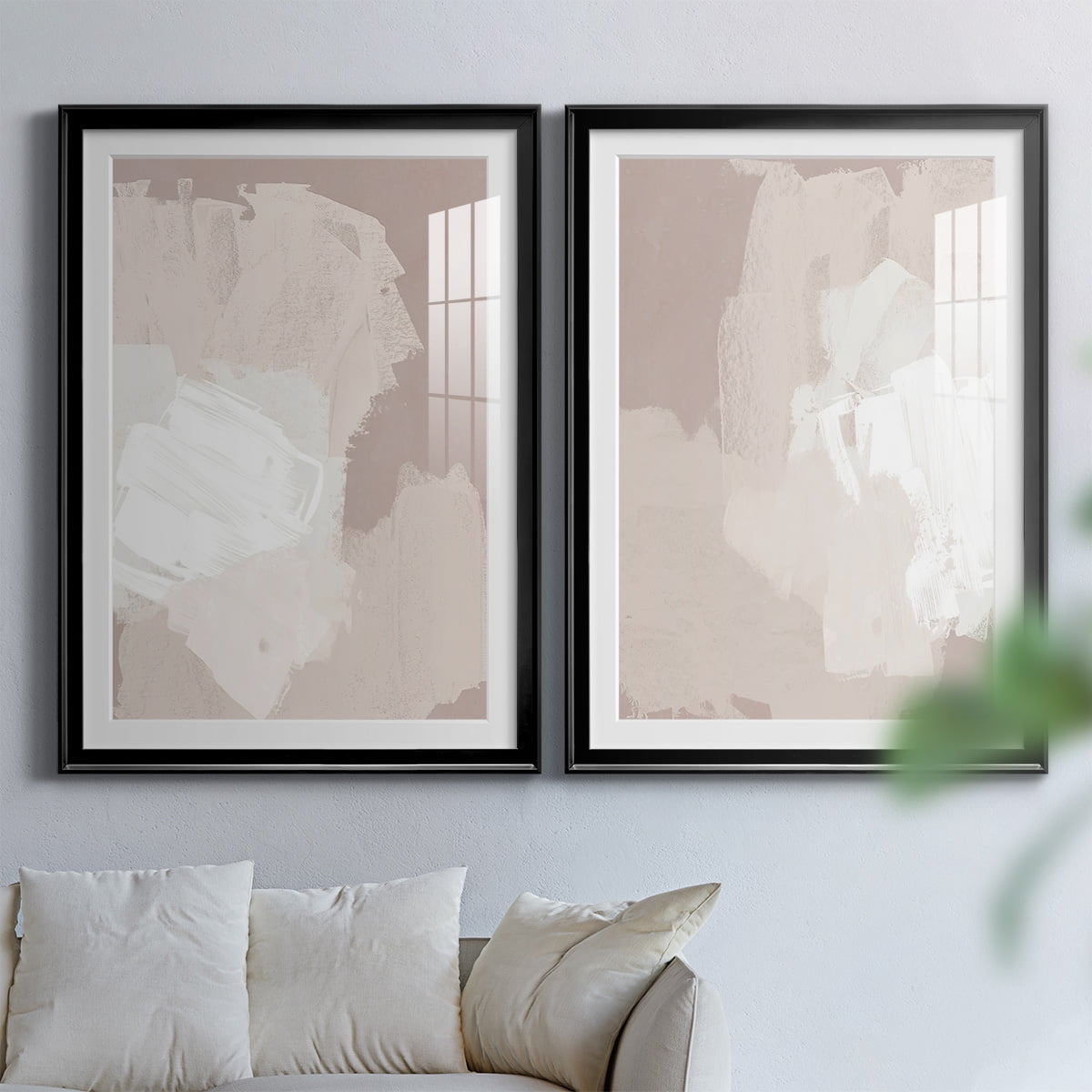 Wexford Home Cloud Slate I Premium Framed Print, 18.5" x 24.5" - Ready to Hang, Black (Set of 2)