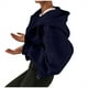 thumbnail image 4 of Sudaderas con capucha para mujer,Chaqueta informal con capucha para mujer, cierre frontal completo, manga larga con bolsillos, mezcla de poliéster, corte regular para uso diario, sopatenor, 4 of 7