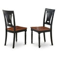 thumbnail image 5 of East West Furniture  Dining Set Includes a Square Table with Butterfly Leaf and 4 Kitchen Chairs, Black & Cherry, 5 of 5