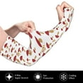 thumbnail image 3 of Lsque Red Mushroom Cooling Arm Sleeves for Men & Women -Compression Sleeves to Cover Arms for Working,Sun Sleeves for UV Protection,Breathable, Moisture-Wicking, 3 of 8