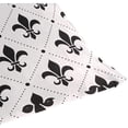thumbnail image 6 of GZHJMY Mardi Gras Fat Tuesday Throw Pillow Covers Fleur De Lis Antique Black White Pillowcase Sofa Birthday Party Decor Back Cushion Case Housewarming Gift 20" × 20", 6 of 6