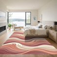 thumbnail image 3 of ODIKA 3'x5' Machine Washable Non-Slip Area Rug, Abstract Beige High Traffic Rug, Beige, 1162066, 3 of 7