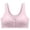 Pink, variant on Bras for Women No Underwire Front Button Down Soft Comfort Wireless Bra 2026 Sleeping Bra Blue XXL