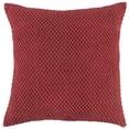 thumbnail image 1 of HomeRoots 403487 Coussin Moderne Texturé Merlot Profond, 1 of 1