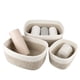 thumbnail image 4 of Cesta de almacenamiento para oficina y muebles para el hogar (ovalada, blanca, grande), 4 of 12