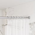 thumbnail image 3 of Naiture 60" Never Rust Stainless Steel Straight Shower Curtain Rod Brushed Nickel Finish, 3 of 8