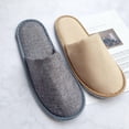 thumbnail image 7 of Naierhg Portable Disposable Thickened Closed Toe Non-Slip Flat SPA Hotel Travel Slippers, 7 of 7
