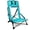 Teal, variant on Beach Chairs for Adults Blue 1 Pack | High Back, Low Profile, 22.5'' Wide, Headrest, Breathable Mesh, Portable, Outdoor, Beach, Concert