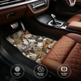 thumbnail image 6 of Vsdgher Cut Cats Car Foot Mat Set of 4 Pieces Universal Floor Liner Car Accessories Fits Most Cars, Trucks, Vans, sedans, SUV, 6 of 7