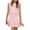 Pink, variant on sovlvnd Dresses for Women 2025 Women's Summer Sleeveless Mini Dress Casual Bow Crewneck Loose Knit Tank Dresses With Pockets Pink S