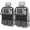 Gray, variant on 2 Pack Car Backseat Organizer with Tray and Storage Pockets